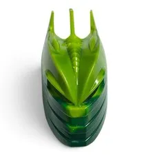 LEGO Bionicle Gresh Kanohi Mask 64258 Lime Dark Green Marbled Glatorian