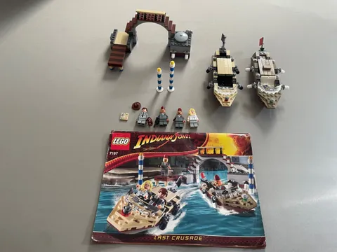 LEGO Indiana Jones: Venice Canal Chase (7197) Used Complete w/manual, no box