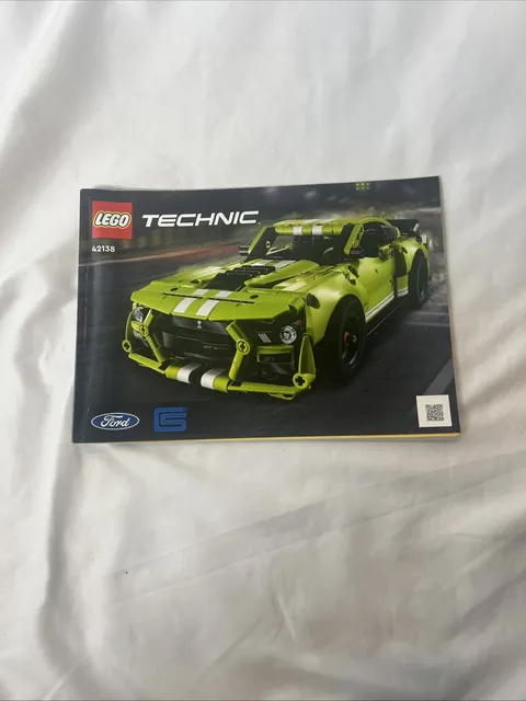 Manual for Lego Technic 42138 Ford Shelby BOOKLET ONLY