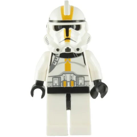 Lego Star Wars CLONE TROOPER EP. 3 Yellow Markings - Minifigure -7655 D47