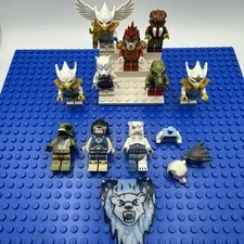 LEGO Legends Of Chima Minifigure Lot of 10 & Parts READ