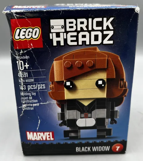 LEGO 41591 Black Widow - BrickHeadz - Marvel Super Heroes - NEW Dented Box