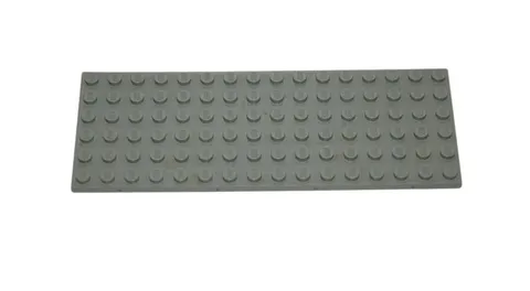 Lego® TRAIN Railway 9V RC Plate Waggon Carriage Base 16x6 GREY