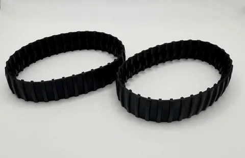 LEGO 2 Black Tread with 34 Treads Technic inv.644