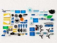 Lot of Vintage LEGO Space Pieces: Computers, Boosters, Windows, Wings + More!