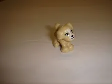 LEGO Animal tan Dog Minifig Small Standing w/ Blue Eyes, Black Nose & Mouth NEW