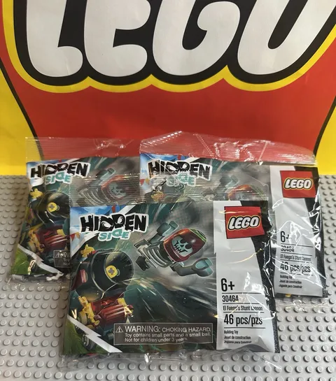 New Set Of 3 Lego Hidden Side El Fuego's Stunt Cannon 30464 Store Exclusive