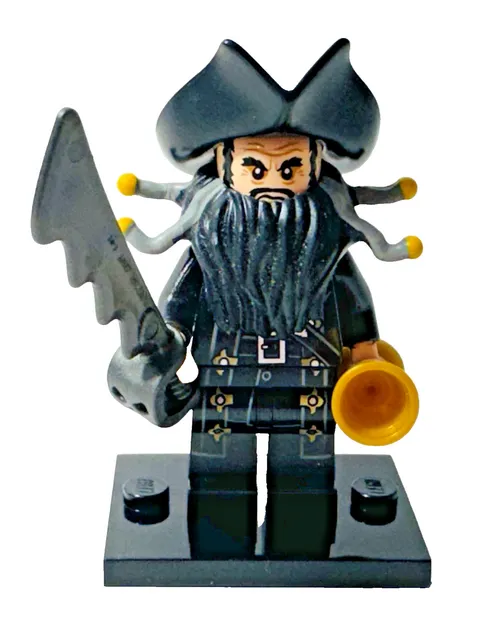 LEGO Disney Pirates of the Caribbean POC Blackbeard Minifigure 4192 4195