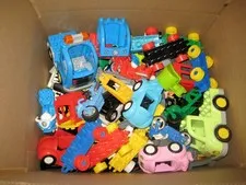 Lego Duplo Lot Motorcycle Cars Trains Boats Assorted Parts & Pieces L@@K (C)