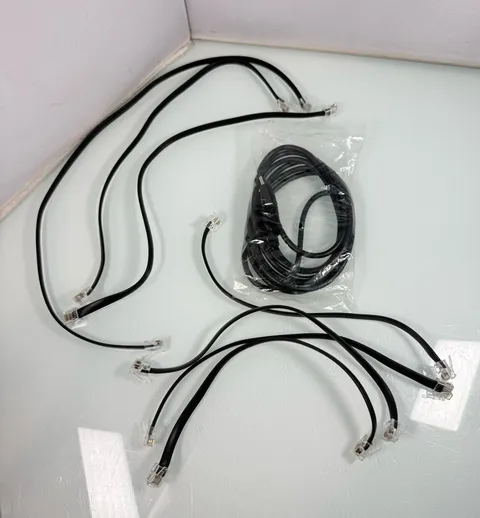 8pc Lego OEM Mindstorms EV3 NXT Connector Cable Parts Lot - Mixed Lengths Pieces