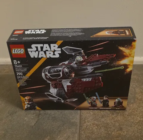 LEGO Star Wars Ahsoka's Jedi Interceptor 75401 Set 290pcs 8+ (Retired Set)