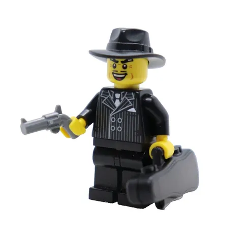 Gangster Gun Guitar Case Series 5 CMF LEGO® Minifigure Mini Figure