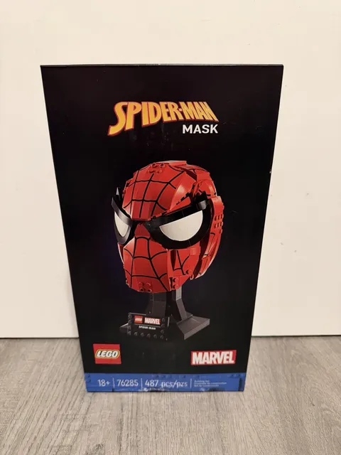 LEGO Marvel Comics SPIDER-MAN'S MASK 76285 Superhero Head Sculpture SEALED New