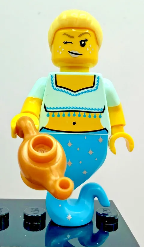 LEGO 71007 CMF Series 12 Genie Girl Minifigure col12-15 Complete New Lamp