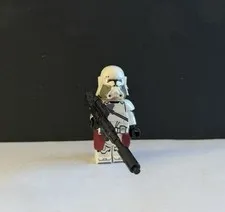 LEGO Star Wars Commander Bacara minifigure custom pad printed