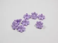 LEGO Lot of 8 Lilac Light Purple Flowers w/ Pin Plants Minifig S9