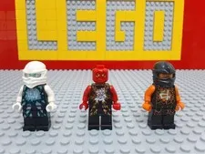LEGO Ninjago Minifigure Cole Kai Zane Air Technique Ninja Samurai Set
