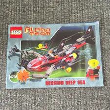 LEGO Alpha Team 4793 Mission Deep Sea Instruction Manual Booklet 2002 MPN