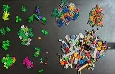 LEGO Bulk Lot - Bricks, Plants, Leaves, Flowers & Special Details Mixed Parts