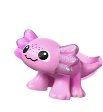 LEGO Axolotl Piece NEW Bright Pink Salamander Friends! Just Darling! 😍