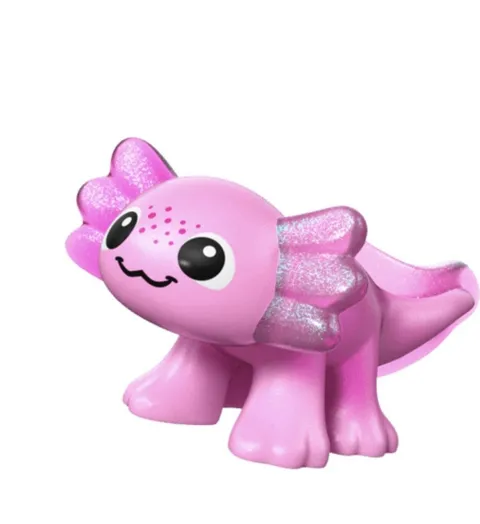 LEGO Axolotl Piece NEW Bright Pink Salamander Friends! Just Darling! 😍