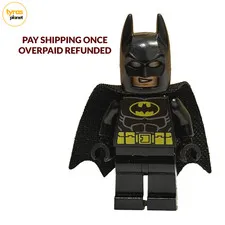 Lego Batman black cape dual sided head minifigure 10737 30160 76011 76013 70815