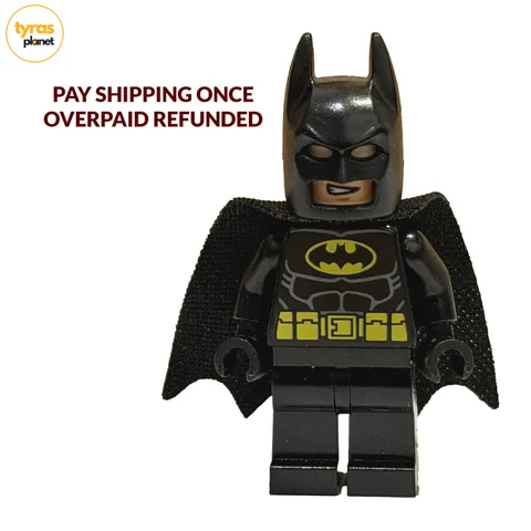 Lego Batman black cape dual sided head minifigure 10737 30160 76011 76013 70815