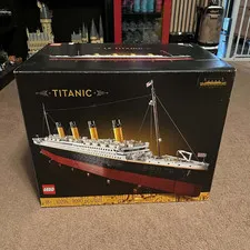 LEGO Titanic 10294 Box. With The Other 3 Boxes Also Inside. Just The Boxes!