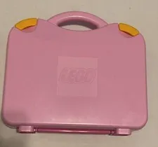 LEGO 2012 Barbie Pink/Magenta Storage Sorting Box Carrying Case w/Dividers
