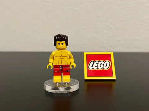 LEGO 2014 Series 12 Lifeguard (col185) Retired Excellent Condition!!!
