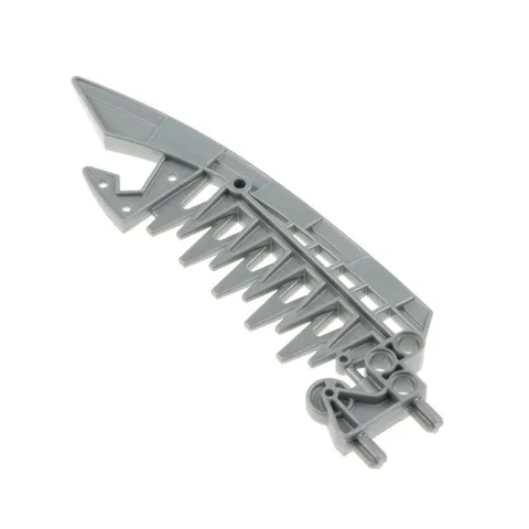 1x LEGO Bionicle Weapon Stab Sword 16x6 Gray Zipped Blade 4494492 54272