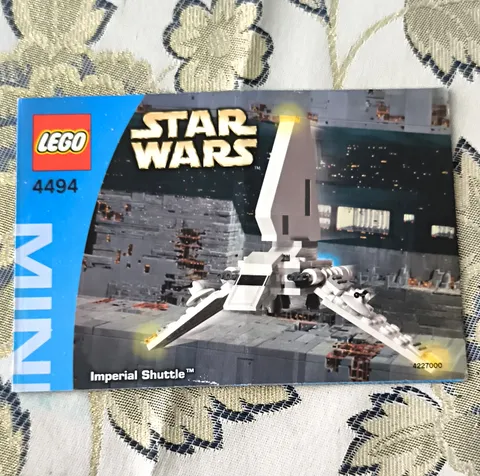 LEGO instructions Star Wars 4494 Imperial Shuttle booklet DE/EN/FR/PT/ES 2004