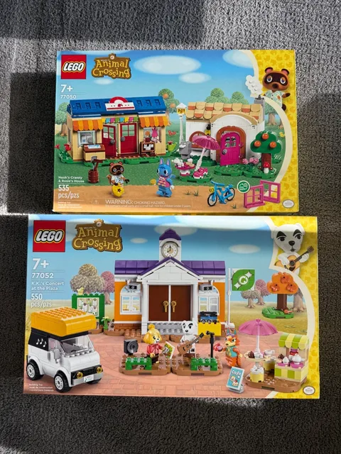  LEGO Animal Crossing 77050 77052 Bundle NEW SEALED