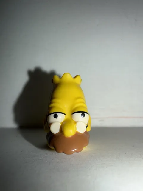 LEGO Simpsons Grandpa Minifigure Head Piece Only