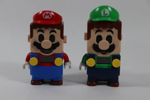 Lego Super Mario Interactive Mario & Luigi Figures Tested & Working *READ*