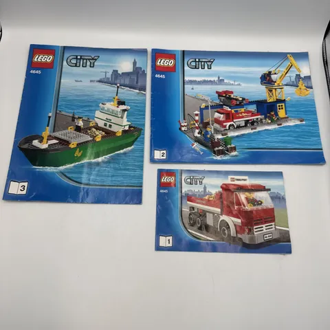 Lego City 4645 Instruction Manual X 3