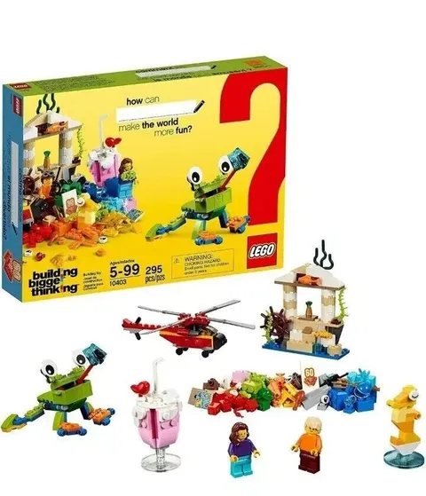 *NEW* Lego 10403 World Fun Box Frog Helichopper Sea Horse 2 Minifigures Sealed /
