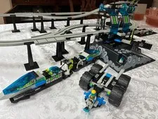 Vintage Lego 6991 Space Monorail, complete with all minifigs, instructions.