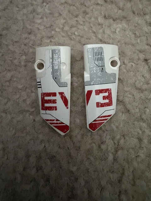Lego Mindstorms EV3 Technic Armor Panel Fairing Decorated Stickers (Left+Right)