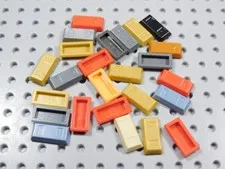 LEGO Lot of 25 Ingot Treasures Bars Accessory Minifig Gold Red Gray Orange BI