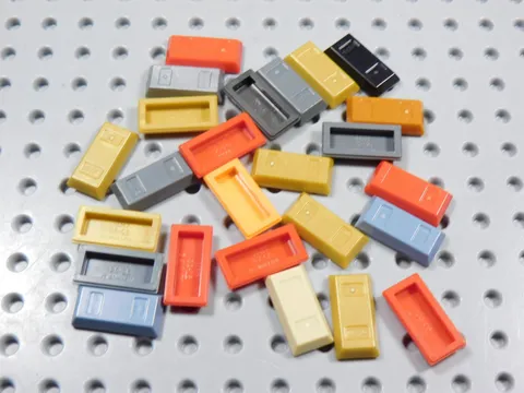 LEGO Lot of 25 Ingot Treasures Bars Accessory Minifig Gold Red Gray Orange BI