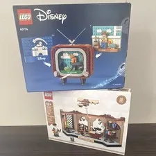 LEGO Disney TV and Leonardo da Vinci GWP sets.