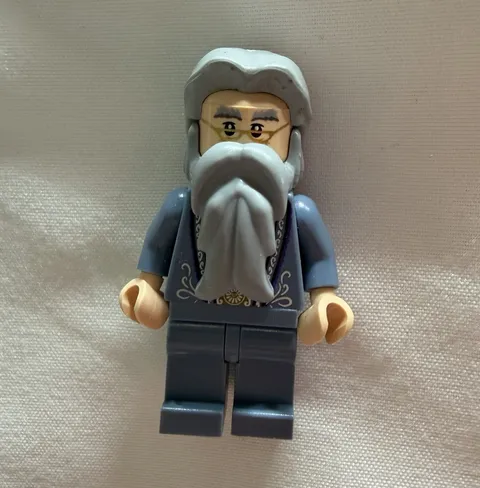 LEGO Harry Potter Albus Dumbledore Minifigure hp099 2010 Sand Blue Complete