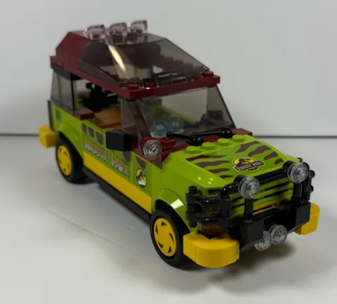 LEGO Jurassic Park 76956 T. Rex Breakout Ford Explorer Vehicle Retired Built Set