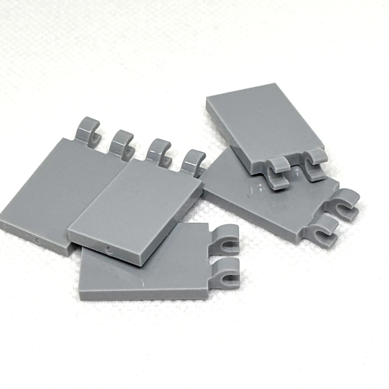 LEGO Parts - Light Bluish Gray Tile, Modified 2 x 3 30350b/65886 - QTY 5