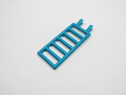 LEGO Bright Bluish Green 7x3 Ladder w/ 2 Clips Minifig Q7