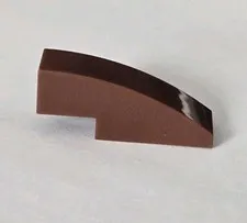 LEGO Parts - Reddish Brown Slope, Curved 3 x 1 - No 50950