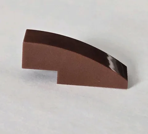LEGO Parts - Reddish Brown Slope, Curved 3 x 1 - No 50950