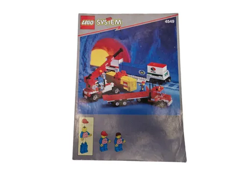Lego® TRAIN Railway 4549 Instructions Cargo Waggon Carriage with Crane