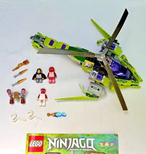 LEGO Ninjago Rattlecopter 9443 100% complete with instructions & all minifigures